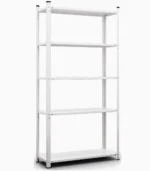 Regał metalowy Elegant biały 184x95x44 5p Malowany Regał metalowy Elegant biały 184x95x44 5p Malowany