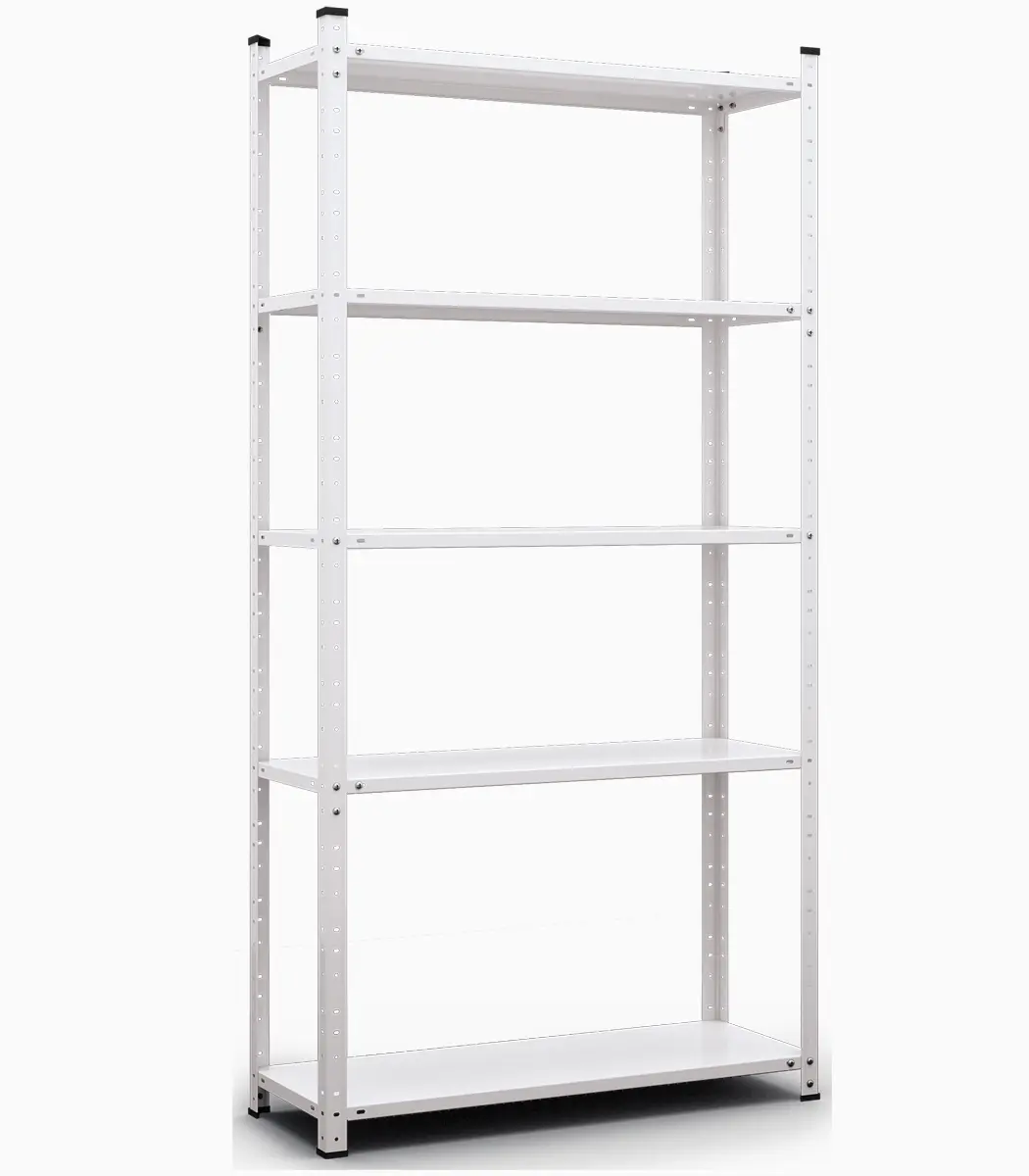 Regał metalowy Elegant biały 184x95x44 5p Malowany Regał metalowy Elegant biały 184x95x44 5p Malowany